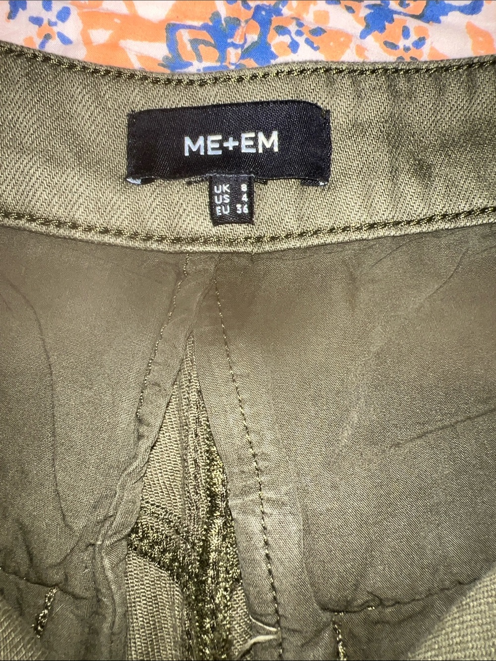 ME+EM Soft Twill Wide Leg Trouser - Picture 6 of 7